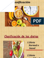 Clasificacion de Dietas