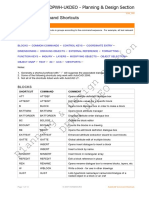 AutoCAD Command Shortcuts