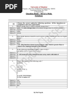 1 CP MCQ's With Solutions 2022