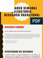 1 Descanso Semanal Obligatorio - Legislacion Laboral