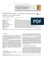 Proposals of SPT-CPT and DPL-CPT Correlations For Sandy Soils in Brazil