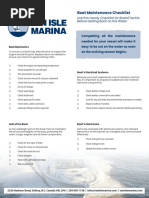 Boat Maintenance Checklist Web