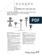 Micropilot M FMR230/231/240/244/245: Information Technique