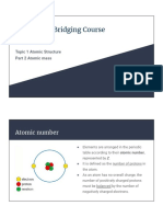 Grade 10 IB Bridging Course - Chemistry: Atomic Number