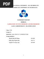 Lab 8 - CARBOHAYDRATE QUANTIFICATION