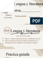 Lengua y Literatura: Ruta de Aprendizaje