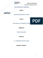 Derecho Mercantil Semana 1