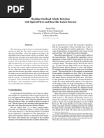 RealTime OnRoad Vehicle Detection With Optical Flows and HaarLike Feature Detector