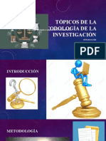 Tópicos de La Metodología de La Investigación1