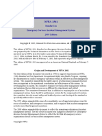 NFPA 1561: Standard On Emergency Services Incident Management System 2005 Edition