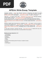 Apeuni Write Essay Template: and Drawn The Public'S Attention