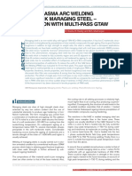 Key-Hole Plasma Arc Welding of 8 MM Thick Maraging Steel - A Comparison With Multi-Pass Gtaw