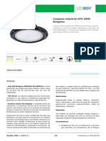 Campana Industrial UFO 200W Bridgelux