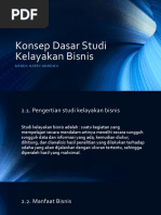 Pertemuan 1 - Konsep Dasar Studi Kelayakan Bisnis