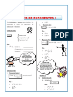 Leyes de Exponentes Potenciación