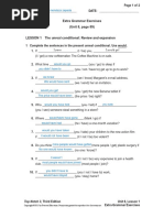 UNIT 08 Extra Gram Exercises