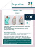 Tutorial Vestido Mujer Xana T36 58 WWW - Sukka