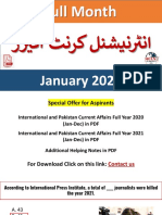 International Current Affairs January 2022 in PDF