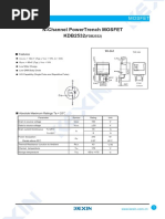 N-Channel Powertrench Mosfet Kdb2532