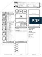 5E - CharacterSheet - Fillable Gibbous Level 3