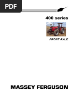 400 Series: Front Axle