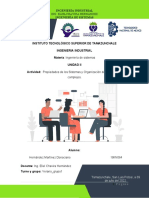 Cuadro Comparativo - Propiedades y Organizaciónes de Los Sistemas Complejos