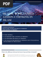 Grade 7 Islamic Thinking in Islam Presentation