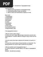 GR - 7 Geo Ls :1 Topographical Maps