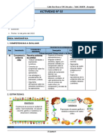 3° Grado - Actividad Del Dia 14 de Junio