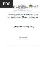 2021 MIDYEAR INSET Program - DEsign - Budget - Proposal - Template