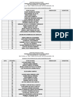 Planilha de Visitas Domiciliares para Acs