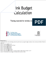 Link Budget Calculation: Training Materials For Wireless Trainers