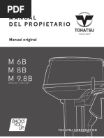 Manual Propietario Tohatsu m8b