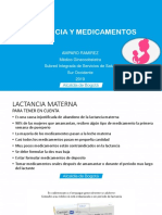 Medicamentos y Lactancia Materna