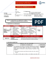 Sesión de Aprendizaje 1 - Ii Bimestre