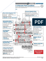 Critical Wear Areas & Vacuum Test Locations: Upper Valve Body - 6F50 Shown