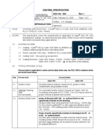 Coating Specification DQC No: 004 Rev: I: Confidential