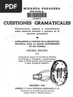 Cuestiones Gramaticales: Luis Miranda Podadera