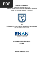 Análisis Artículo 20 Ley de Supervisión Financiera