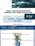 Tema 4 Equipos de Protección Personal para Trabajos en Altura