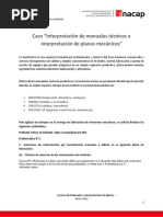 Caso "Interpretación de Manuales Técnicos e Interpretación de Planos Mecánicos"