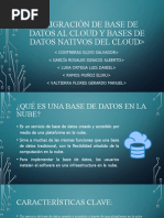 Migración de Base de Datos Al Cloud