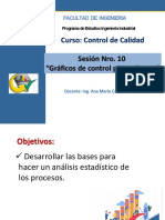 Sesión Nro. 10 GRAFICOS DE CONTROL PARA ATRIBUTOS