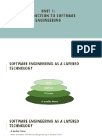 Unit 1: Introduction To Software Engineering: Anju K. Kakkad Asst. Professor Scholl of Engineering RK-University-Rajkot