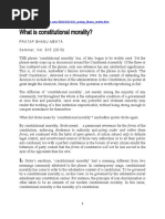 Pratap Bhanu Mehta - Constitutional Morality (2010)