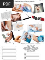 Venipuncture and Health Check Vocabulary Lesson 2019