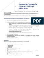 Stormwater Drainage For Proposed Buildings Application