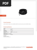 Cbl/25 Assy - Data Sheet: Radwin