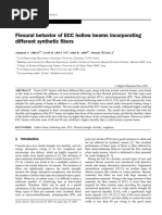 Flexural Behavior of ECC Hollow Beams Incorporating Different Synthetic Fibers