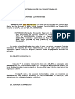 Contrato Individual de Trabalho de Prazo Indeterminado